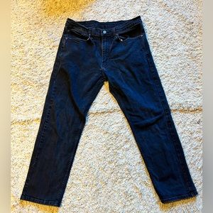 Levi’s 505 size 34x30 black straight fit jeans